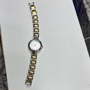 Silver and Gold Watch
